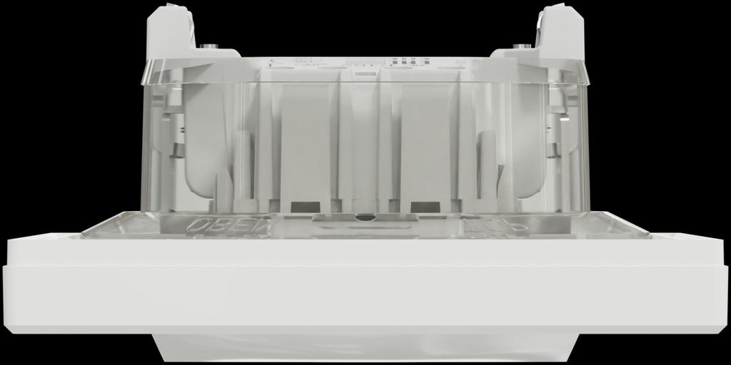 1-pole IP44 switch, white Asfora