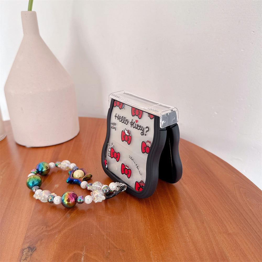 Hello Kitty Samsung Galaxy Z Flip Series Protective Case with Lanyard