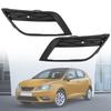 Matně černý kryt mřížky mlhového světla předního nárazníku pro Seat Ibiza MK4 Facelift 2013 2014 2015 2016 Levý/ Pravý 6J0853665F
