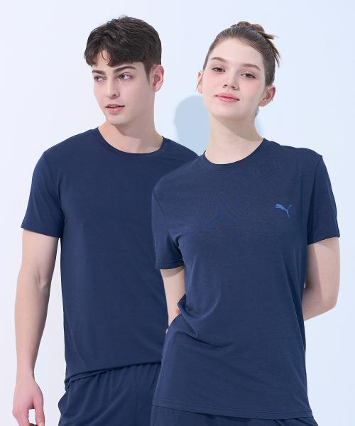 

[Puma] Fresh Comfortable Homewear Top Navy PMUKTCP02/69 [Shipped from Korea] 100% Authentic Navy - 090