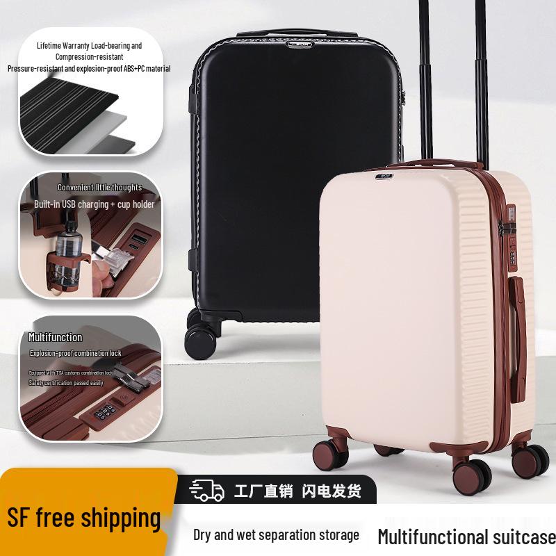 

Multifunctional Large-Capacity Wear-Resistant Suitcase for Students 18 inches