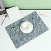 Imitation stone pattern placemat, heat insulation mat, Nordic wabi wind dining table mat, household easy-to-clean desktop protective mat, scratch