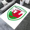 Nuovo Tappeto Wrexham AFC 2025 per Soggiorno Camera da Letto Casa Decorazione Divano, Tappetino Antiscivolo per Giochi Bambini
