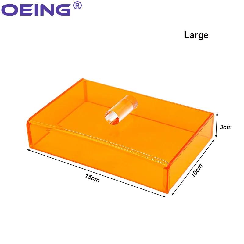 Dental Resin Shading Box Plastic Shade Cover Oral Light-Proof Aesthetic Protective Cover Dentistry Storage Case Dentist Tools
