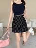 2026 Damen High-Waist A-Linien Polka Dot Midi-Rock mit Schlitz - Neuer Sommer-Artikel