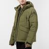 Adidas Big Baffle Adjustable Stretch Hooded Down Jacket Men Outerwear Green GT6535