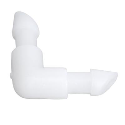 Raccordo per Tubo Gomito a 90 Gradi a L con Barb Connettore per Tubo in PE a Diametro Uguale Adattatore Giunto 4,2mm