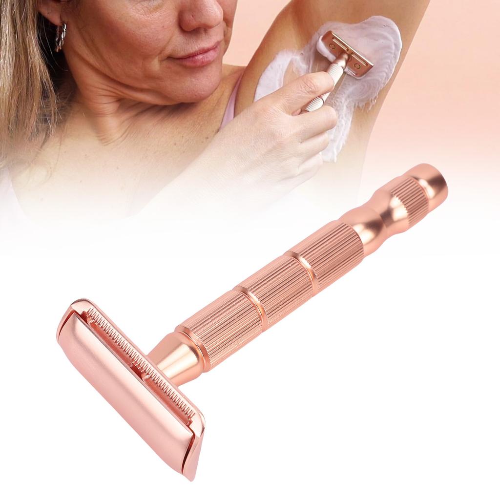 Manual Shaving Tool Reusable Metal Non Slip Handle   Shave Tool with 10 Pcs Refills