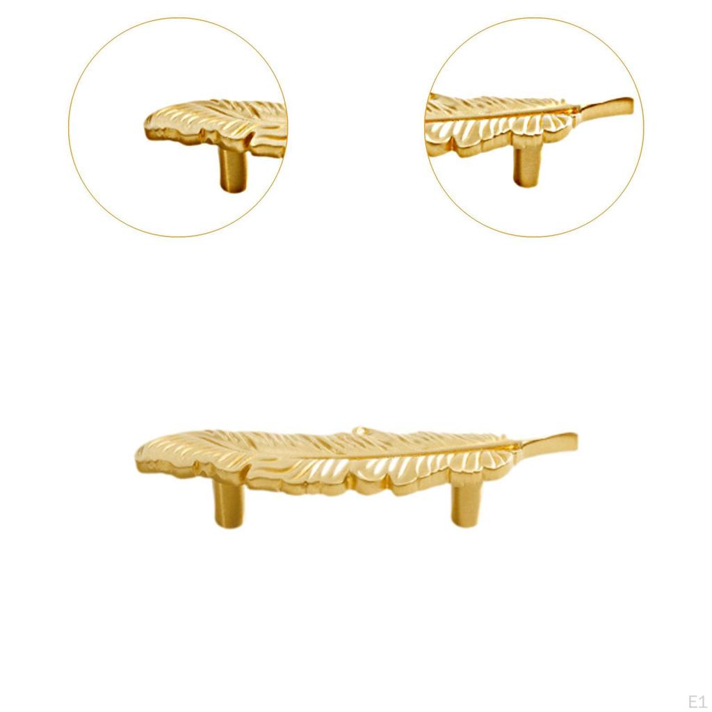 Brass Cabinet Door Handle Double Hole Knob Decorative Furniture Hardware for