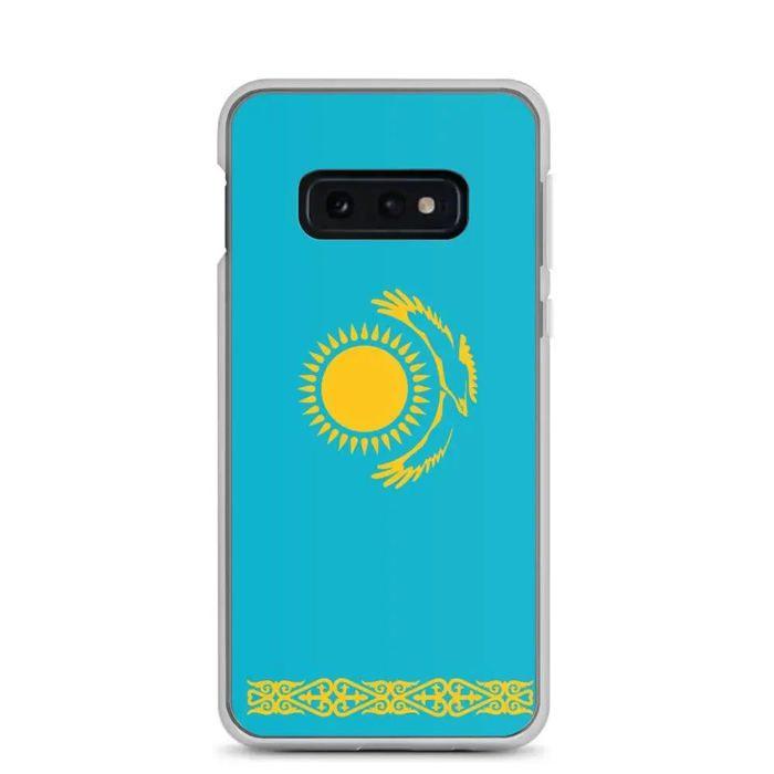 Coque Téléphone – Samsung – Galaxy S20 – Drapeau Kazachstán – Souple – Multicolore