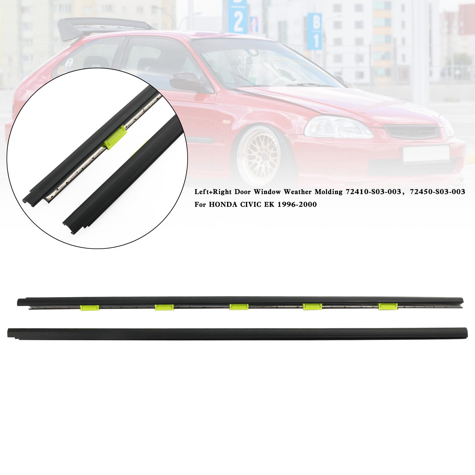 

Молдинг окна двери левый+правый 72410-S03-003 для HONDA CIVIC EK 1996-2000