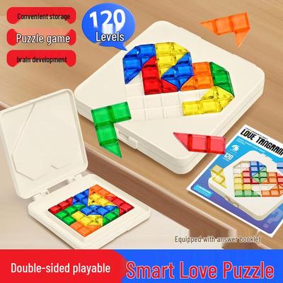 Smart Heart Puzzle: Gehirnförderndes Puzzlespiel für IQ-Training und pädagogischen Spaß