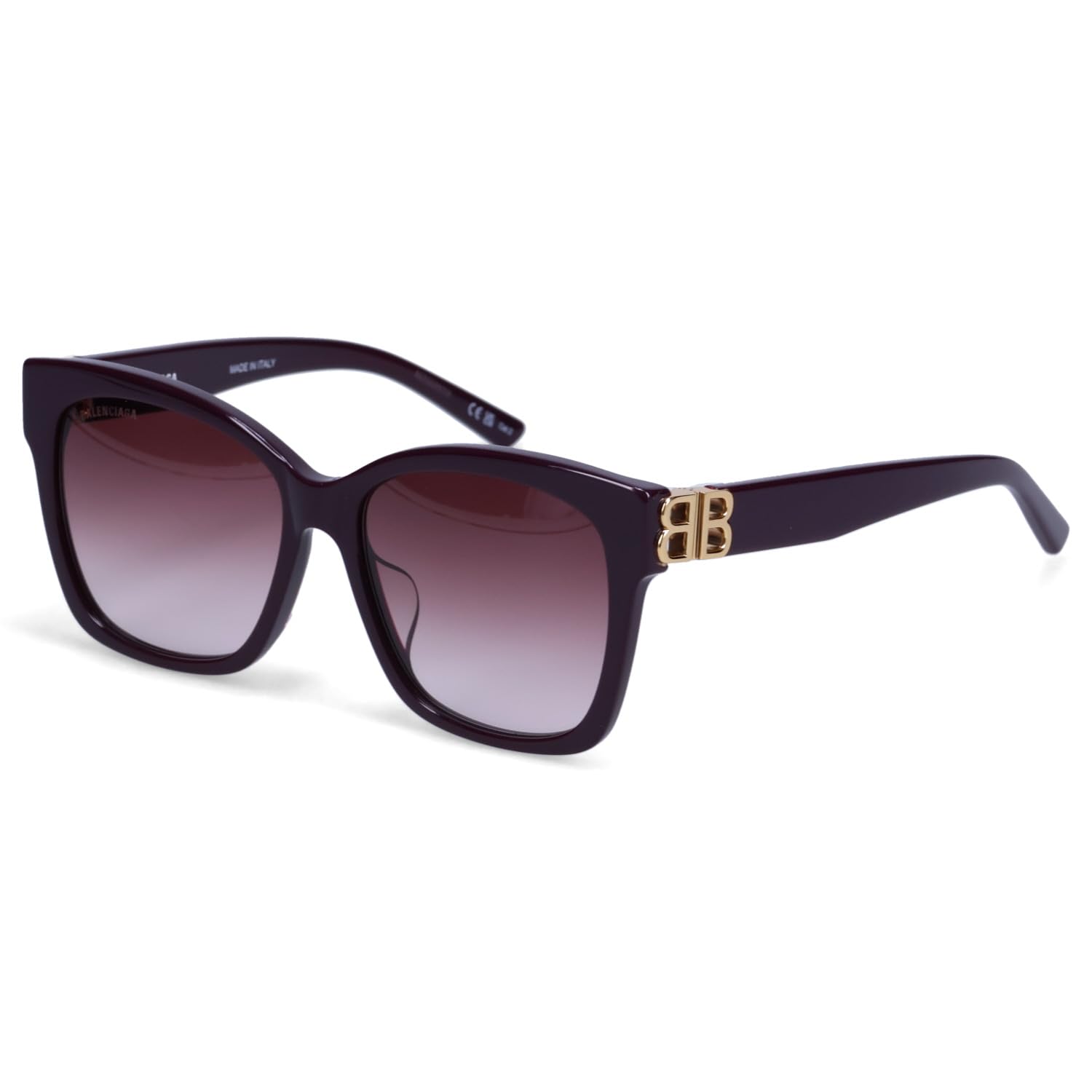 

Sunglasses Eyewear Asian Fit UV Protection SUNGLASSES Purple [Balenciaga] Men s Women s BB0102SA-006 [Used] фіолетовий