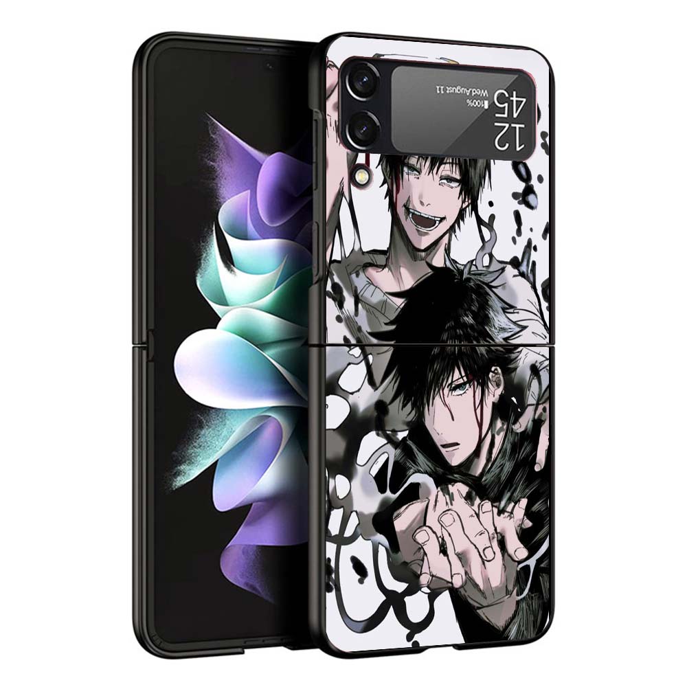 JusuKaisen Fushiguro Toji Phone Case For Samsung Galaxy Z Flip7 Flip6 5G Flip5 Flip4 Flip3 ZFlip 7 6 3 4 5 Shockproof Back Cover