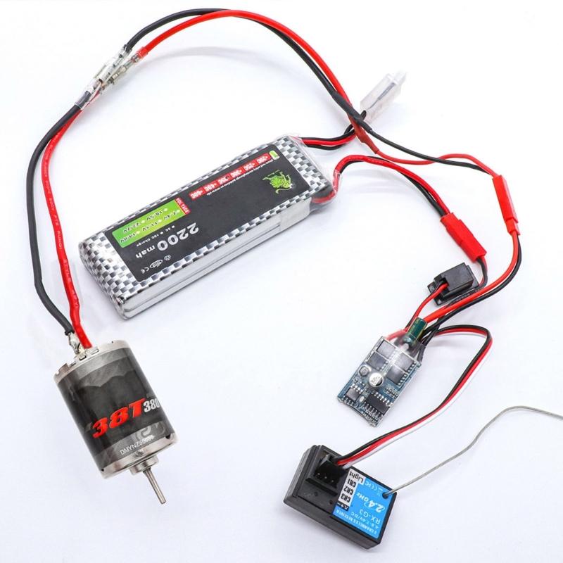 Remote Control Motor 38T 380 Brushed Motor for Remote Control Vehicles and Boats Brushed Motor Transmission