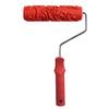 Εργαλείο κυλινδρικής βούρτσας 7" DIY Decor Wall Painting Empaistic Flower Painting with Handle 1