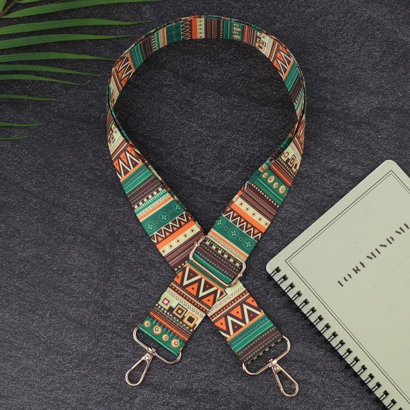 Flower Pattern Crossbody Wide Shoulder Strap Adjustable Replacement Bag Long Shoulder Strap Single Shoulder Women's Bag Accessories