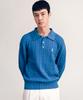 YALE Heritage Dan Cable Polo Knit_Black