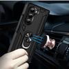 Rugged Military Grade Shockproof Case for Samsung Galaxy Z Fold 7 6 5 4 5G Finger Ring Car Stand Magnetic Hinge Protection Cover