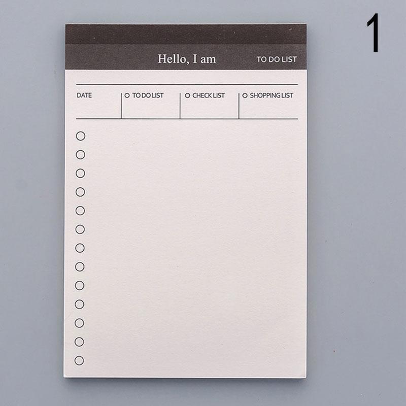 Daily Schedule Memo Pad To Do List Time Sticky Note Schedule Planner Stickers