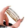 Luxury Minimalist Titanium Steel Bracelet with Mother-of-Pearl for Women - Versatile Jewelry, Ideal Gift for Girlfriend or Best Friend.