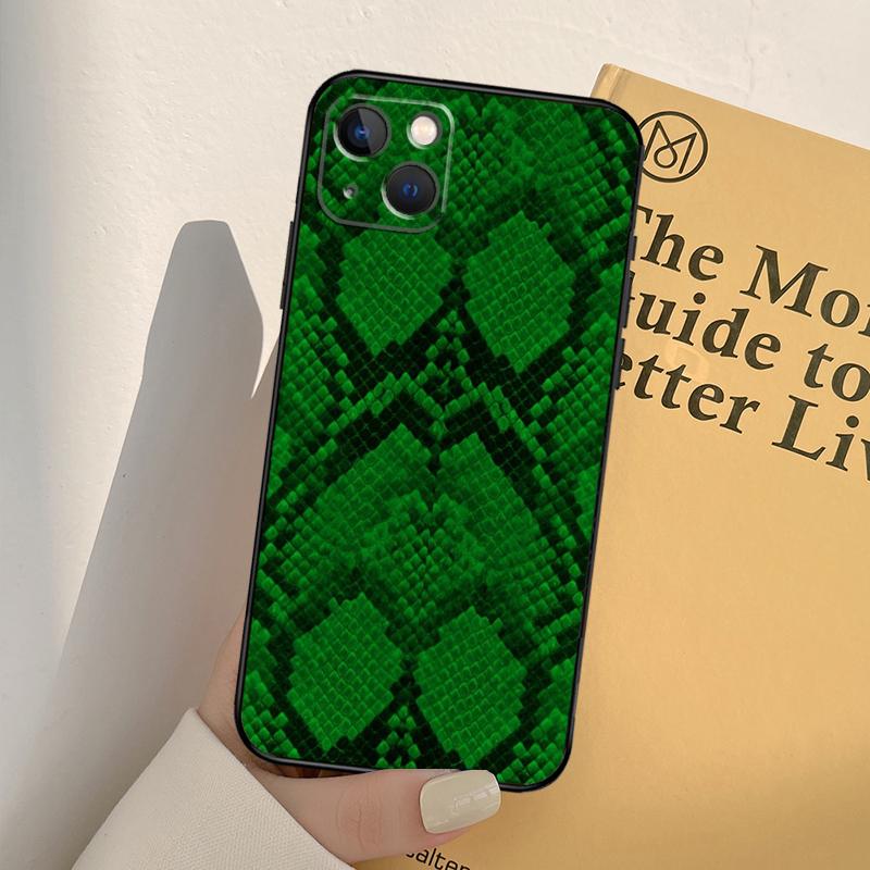 Etui ze skóry węża Pythona do iPhone'a 13 12 11 14 Pro Max Mini XR X XS MAX 6S 7 8 Plus SE 2020 2022