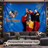 Wall Hanging Tapestry Custom NameBackstreet Boys Pattern Personalized Printed Fabric Wall Decor