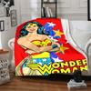 1 stuks Wonder Woman, Superheld Flanellen Plaid Deken Zacht, Warm & Gezellig voor Bank, Bed, Kantoor en Reizen Veelzijdig Alle Seizoenen Cadeau, Kerstcadeau