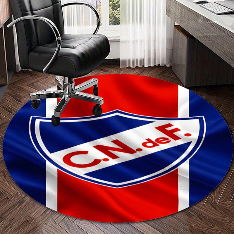 Personalized Club Nacional de Football Round Chair Office Rug - Perfect for Mat, Office Chair & More - Ideal Gift for Birthdays and Holidays