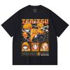 230 Gsm 100% Cotton Demon Slayer V68 Zenitsu Print Unisex Heavy Cotton T Shirt