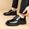 Spring and Autumn Men's Leather Shoes Men's Business Dress Suit Matching Men's Leather Shoes Breathable Leather Shoes