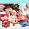 Red Christmas Theme Pattern Gift Surprise Box For Holiday Party And Gift Giving