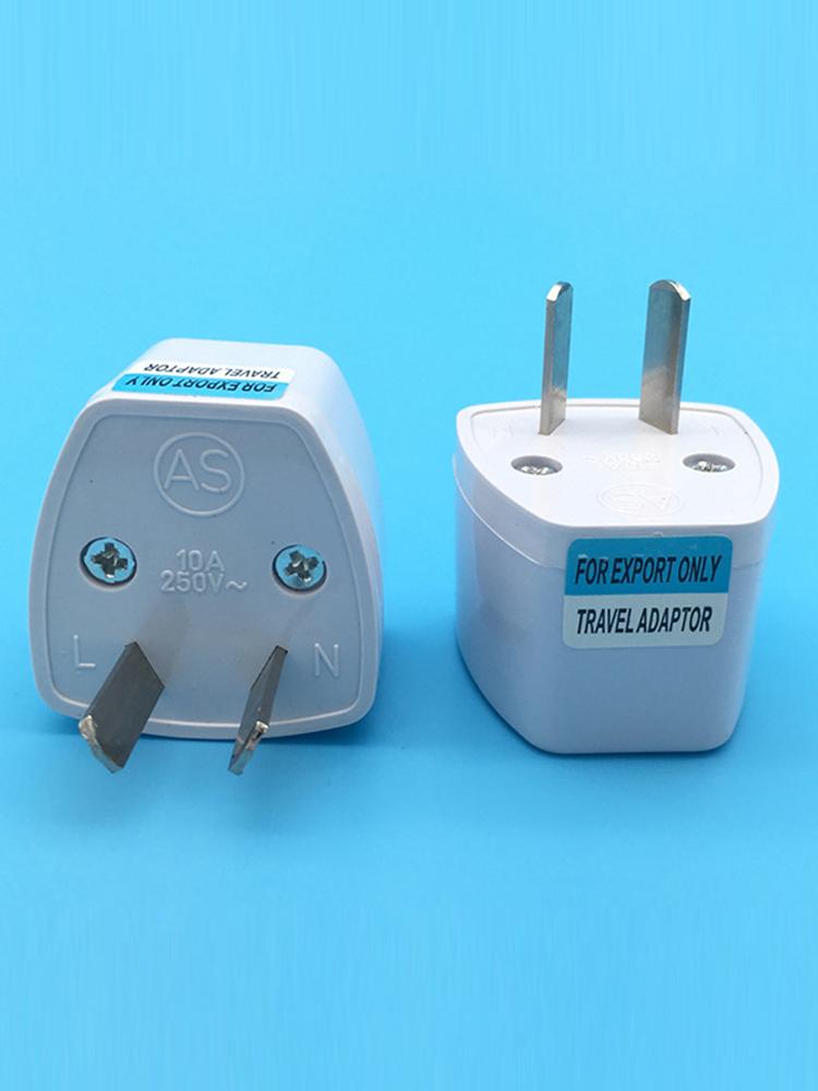 AC Power Plug Lightweight US EU To AU Power Plug Reusable Travel Adapter Plug for Mobile Phones & Laptops