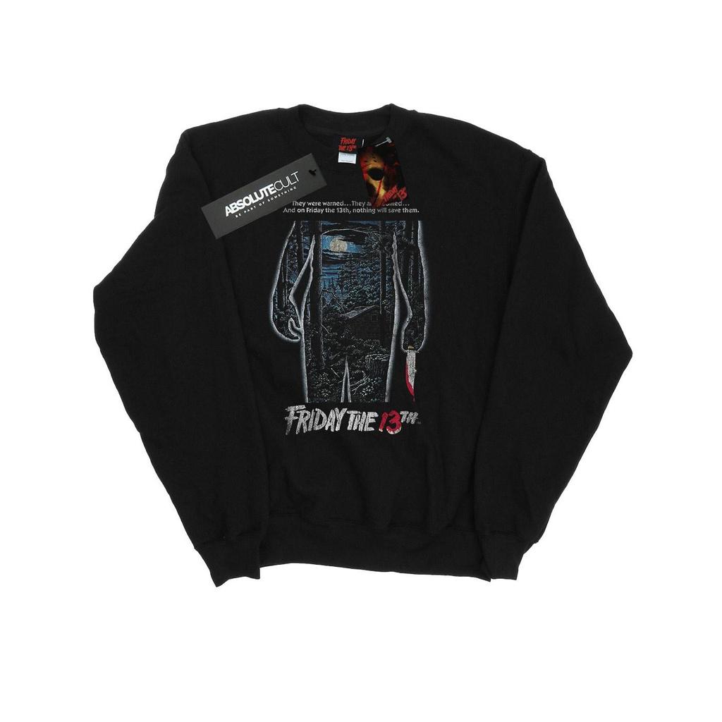 Friday the 13th Mens Distressed Poster Sweatshirt