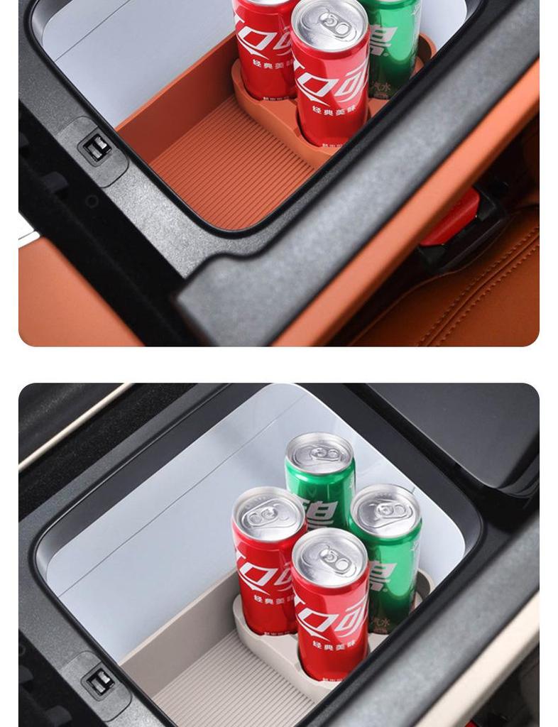 Silicone Non-slip Drink Holder Pad for Shenlan S09 Refrigerator Cup, Interior Organizer Accessory