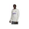 Nike Dri-FIT ADV Strike Elite Buchstabenprint Lässiges Sport-Rundhals-Langarm-Fußballshirt Herren-Tops Weiß DN2791-133