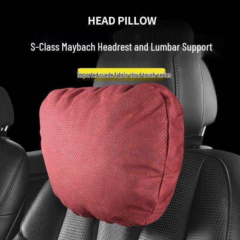 All-Season Soft Car Neck Pillow & Lumbar Support for Maybach