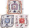 European and American silk scarves retro-printed paisley pattern 71 square scarf bag head versatile scarf