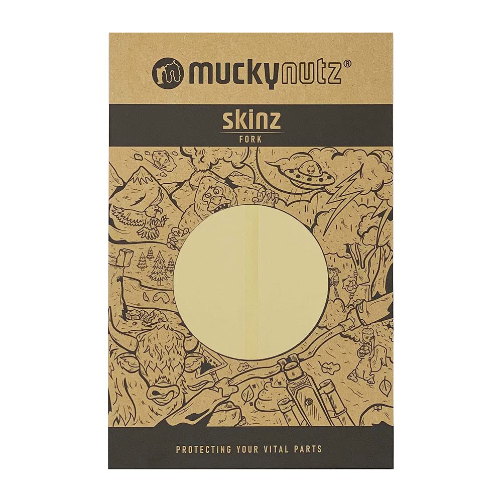 

Japanese Mucky Nutz Bicycle Fork Protection Seal SKINZ FORK PROTECTION CLEAR Matte Black 2 Seals [Genuine Product]