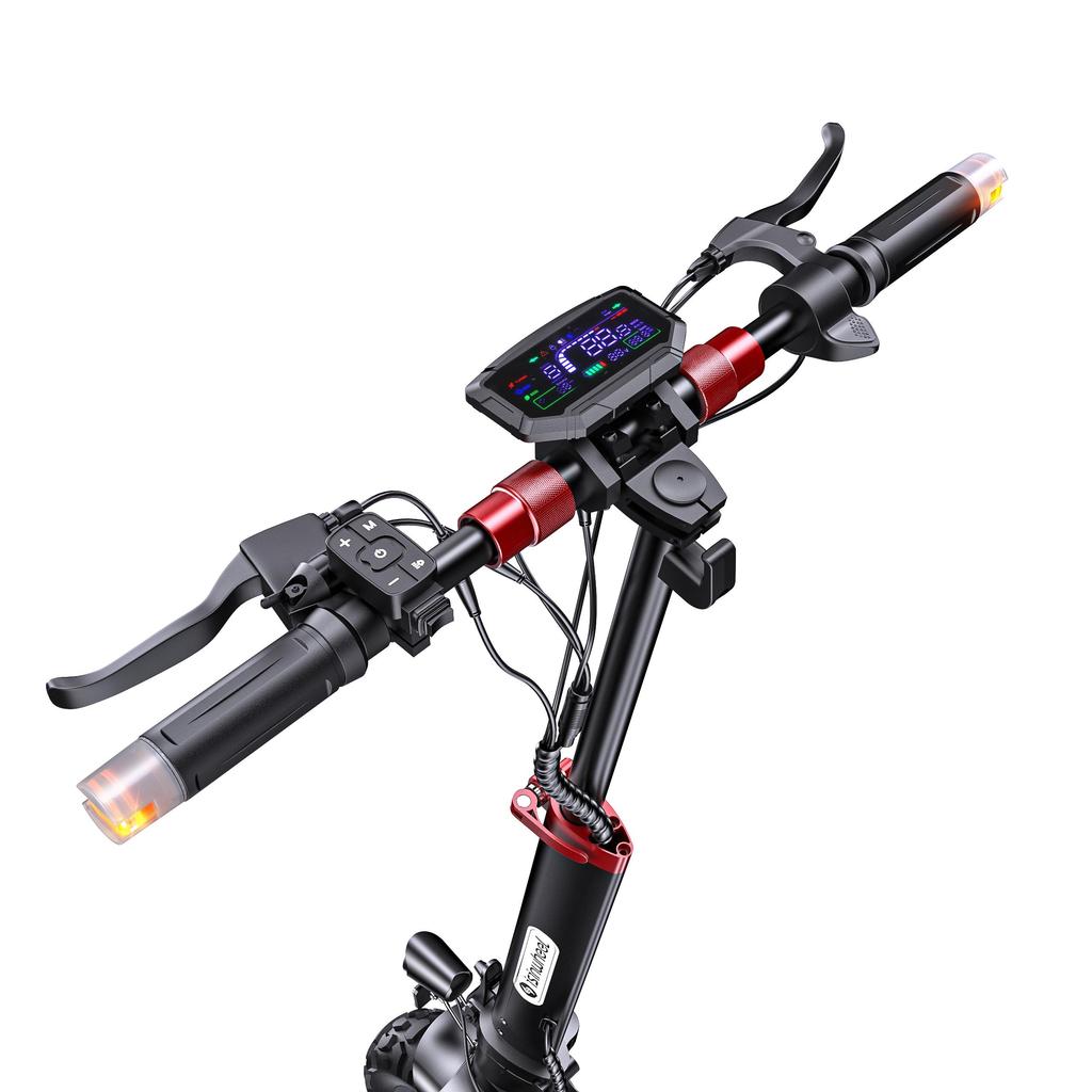 Isinwheel GT2 Electric Scooter - 1000W Motor, 60KM Range, 11" Off-Road Tires, Dual Suspension for Powerful Performance