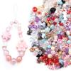 45g/Bag Mixed Shape Acrylic Beads Same Color Series UV Color Plated Loose Bead for Handmade Bracelets Necklace Key Phone Lanyard