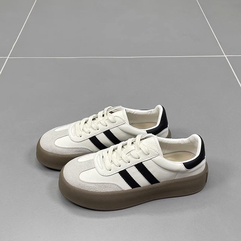 De Training Shoes Women's Shoes Spring Thick Bottom Small White Shoes Retro Gump Shoes Casual Sports