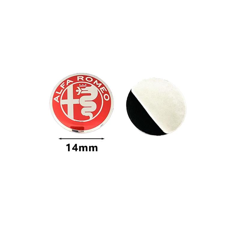Trbdm9 Car Key Stickers Auto Control Keychain Emblem Accessories For Alfa Romeo 156 159 147 4C 8C 166 Giulia Giulietta Mito Stelvio GT