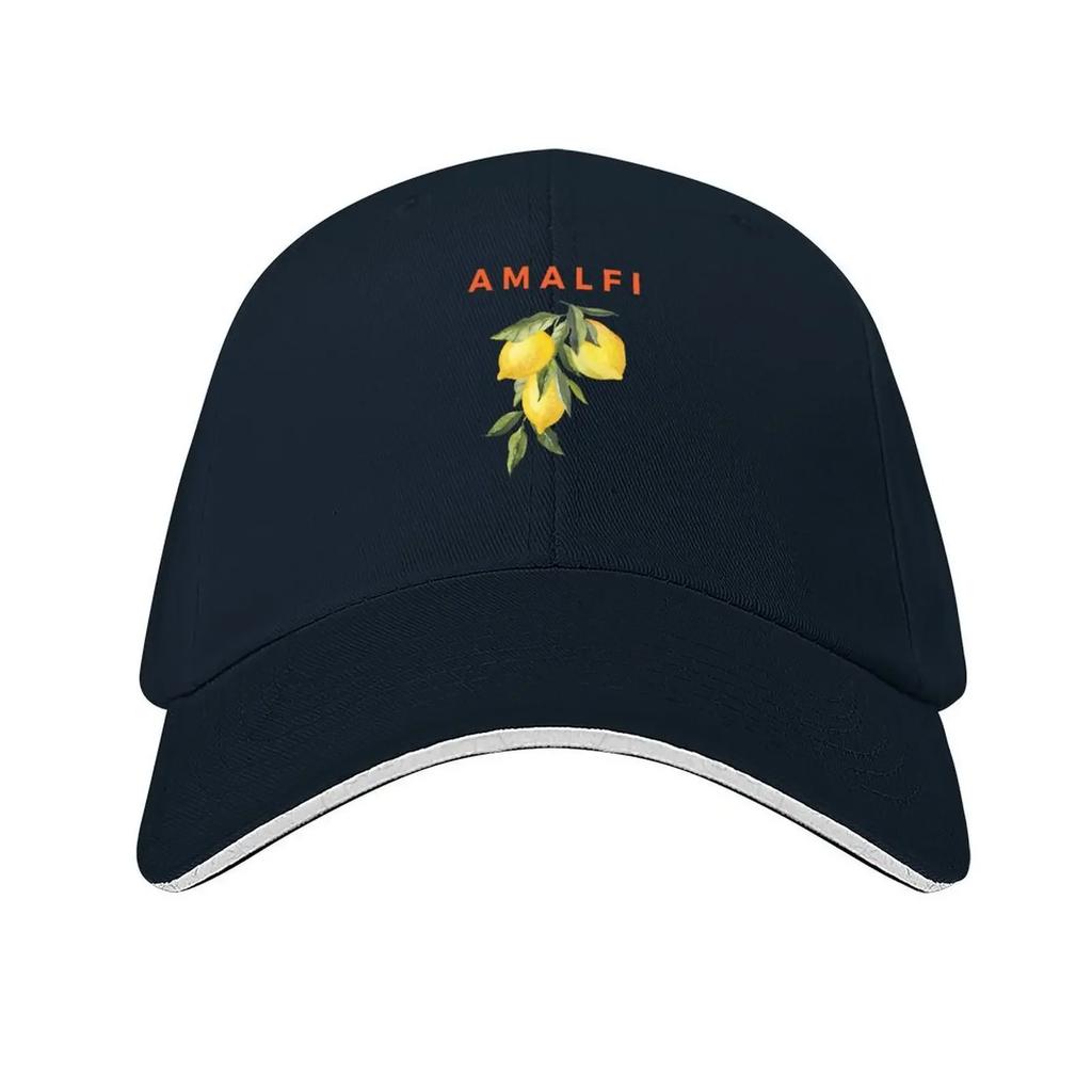 Amalfi Lemon Italian Design Baseball Cap Sunhat Fishing cap Vintage dad hat Designer Man Womens