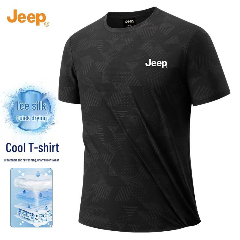 JEEP Men s Ice Silk Quick-Dry T-Shirt 2XL