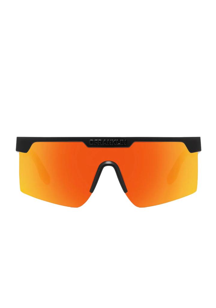 Dee Franklin Big D Constellation Sunglasses, Black/Red, DFKSUN0844-0800