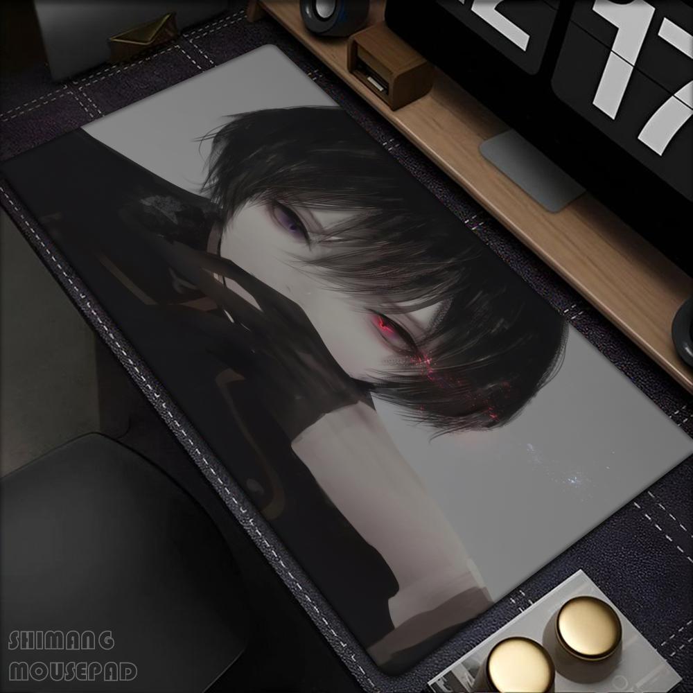 Code Geass Mousepad XXL Pad Ufficio a Casa Tappetino Mouse Grande Impermeabile Pelle PU Tappetino Scrivania Mousepad Computer Tast
