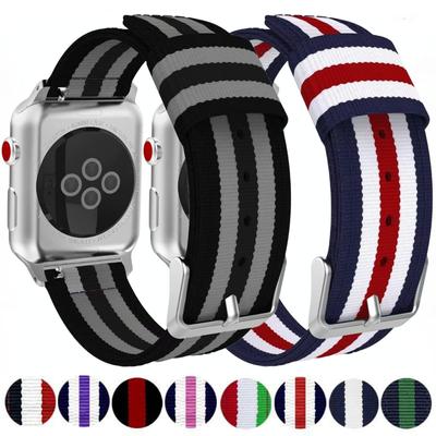 Nylonowy pasek do Apple Watch Band Ultra 49mm 45mm 44mm 46mm 42mm 41mm 40 38mm Bransoleta Pasek do zegarka iWatch Series 10 9 8 7 6 5 4 SE