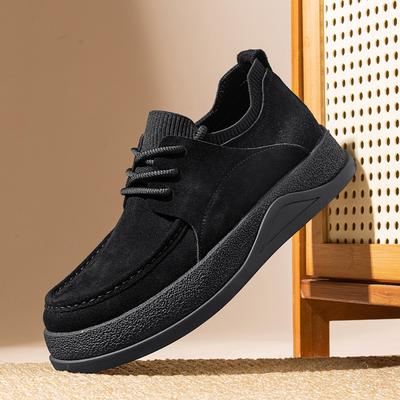 Scarpe Nuove invernali ciabatte pelliccia scarpe da skate scarpe in pelle business casual suola morbida nere cappello sportivo scarpe