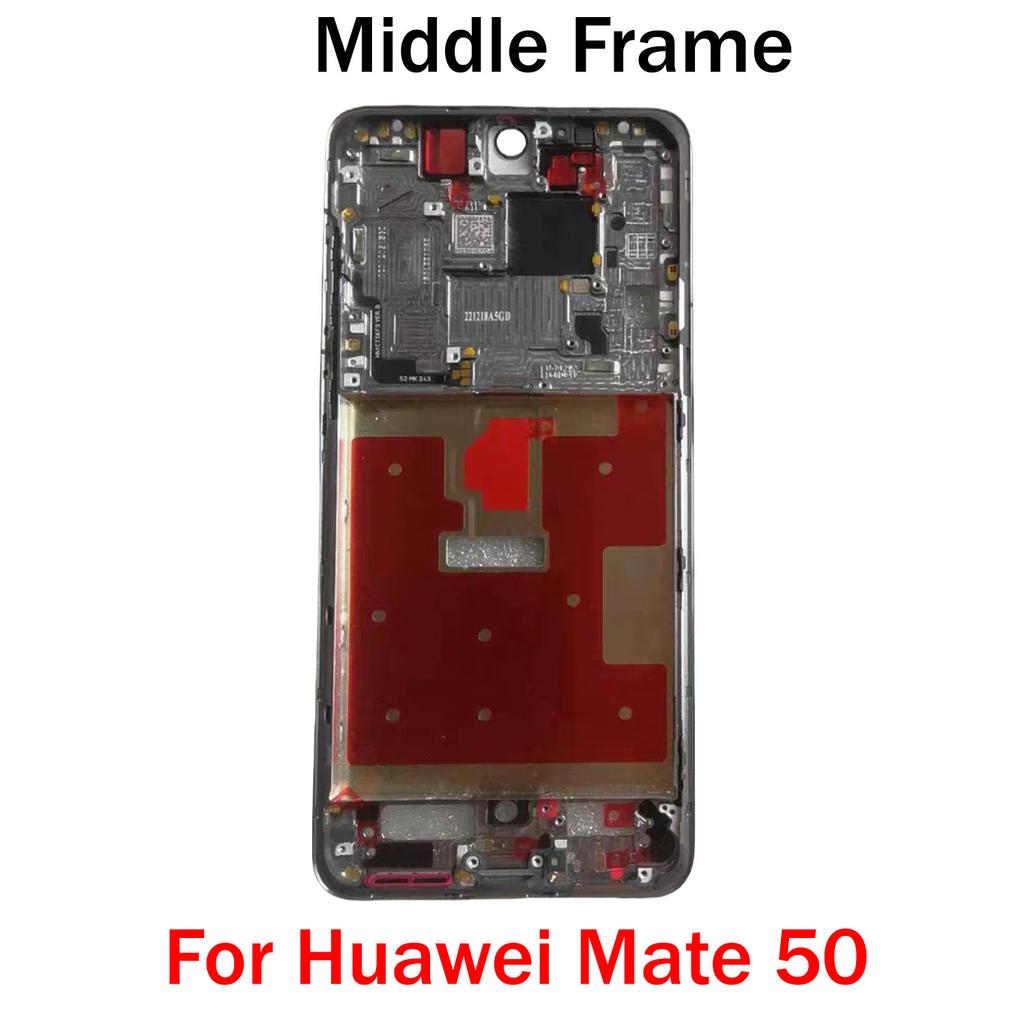 OG For Huawei Mate 20 30 40 50 70 Pro Plus RS Middle Frame Housing Front LCD Bezel Cover With Side Button